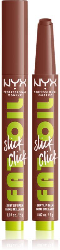 NYX Professional Makeup Fat Oil Slick Click tinted lip balm shade 05 Link In My Bio 2 g