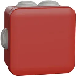Schneider Electric ENN05164 Mureva BOX, Sicherheitsabzweigdose, 7 Tüllen Ø20, 80x80x45mm  - 5 Stück