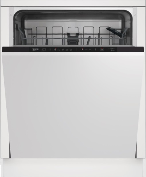 Beko b100 BLVI74F, Voll integriert, Standardgröße (60 cm), Schwarz, LED, Edelstahl, Standard