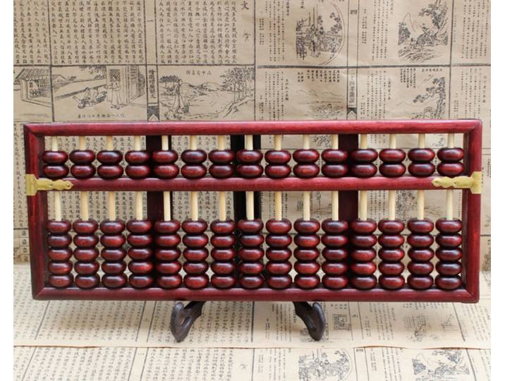 Boulier en bois de hêtre de style rétro chinois, cadeau en bois massif, artisanat exquis ﻿