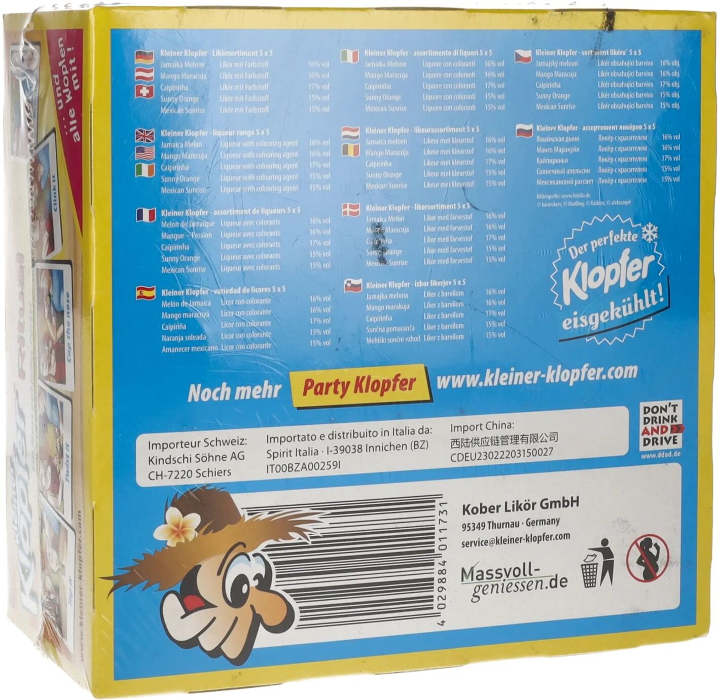 Kleiner Klopfer Sunshine Mix 15,8% Vol. 25x0,02l