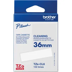 P-TOUCH TZECL6 - Reinigungsband, für 100 Durchläufe, 36mm