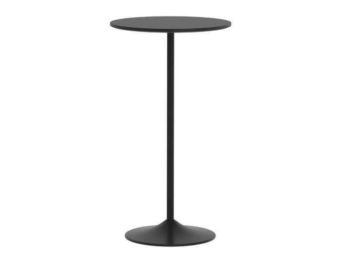 Bistrotisch Stehtisch VINCENCO rund 60 x 105 cm schwarz
