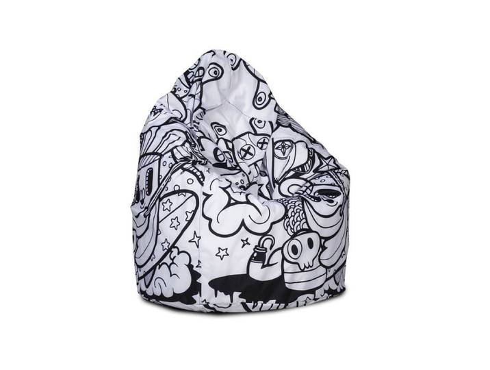 Pouf Fauteuil Sacco XL Déhoussable Imperméable Intérieur/Extérieur 85x85x135cm Fantaisie-dg48 – Ecopuf