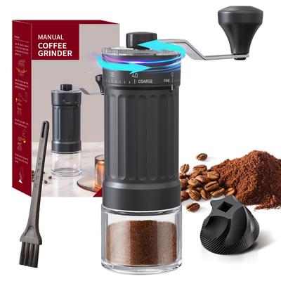 Precision Manual Coffee Grinder With Adjustable Settings & Ceramic Burr Core Precision Manual Coffee Grinder With Adjustable Settings & Ceramic Burr Core