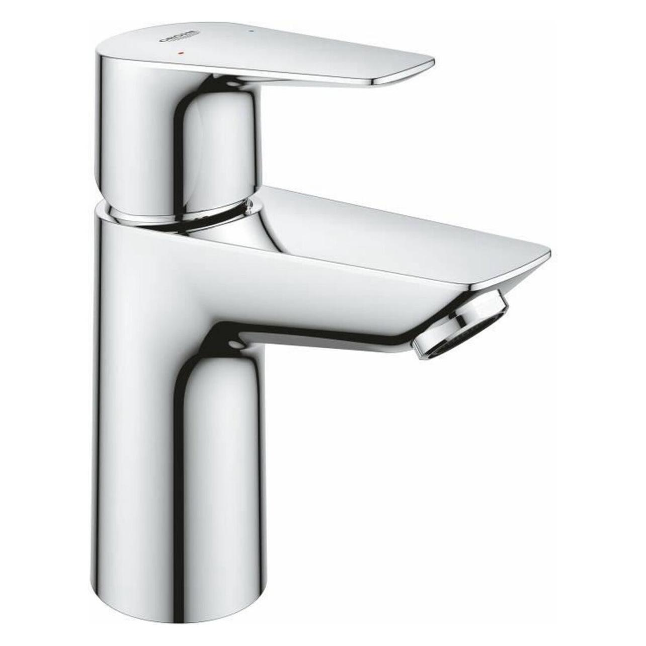 Grohe StartEdge Lavaboarmatur, wassersparend, Push-Open Ablauf, Schnell-Montage-System, L-Size, chrom (24199001)