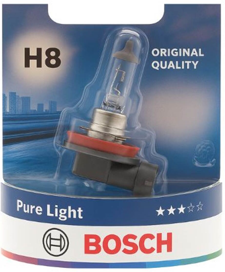 Lâmpada de halogéneo Bosch H8 12V 35W PGJ19-1 Pure Light