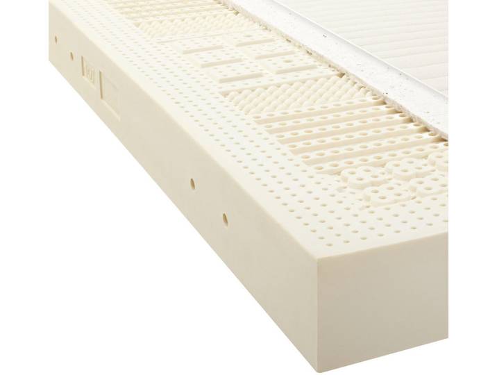 Joka Latexmatratze, Beige, H2, Füllung: Baumwollfüllung, Hanf, rechteckig, 80x200 cm, Schlafzimmer, Matratzen, Latexmatratzen