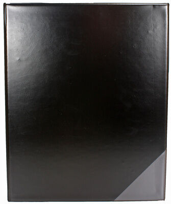ge-gra-Muster Music Folder 4-Ring Schwarz