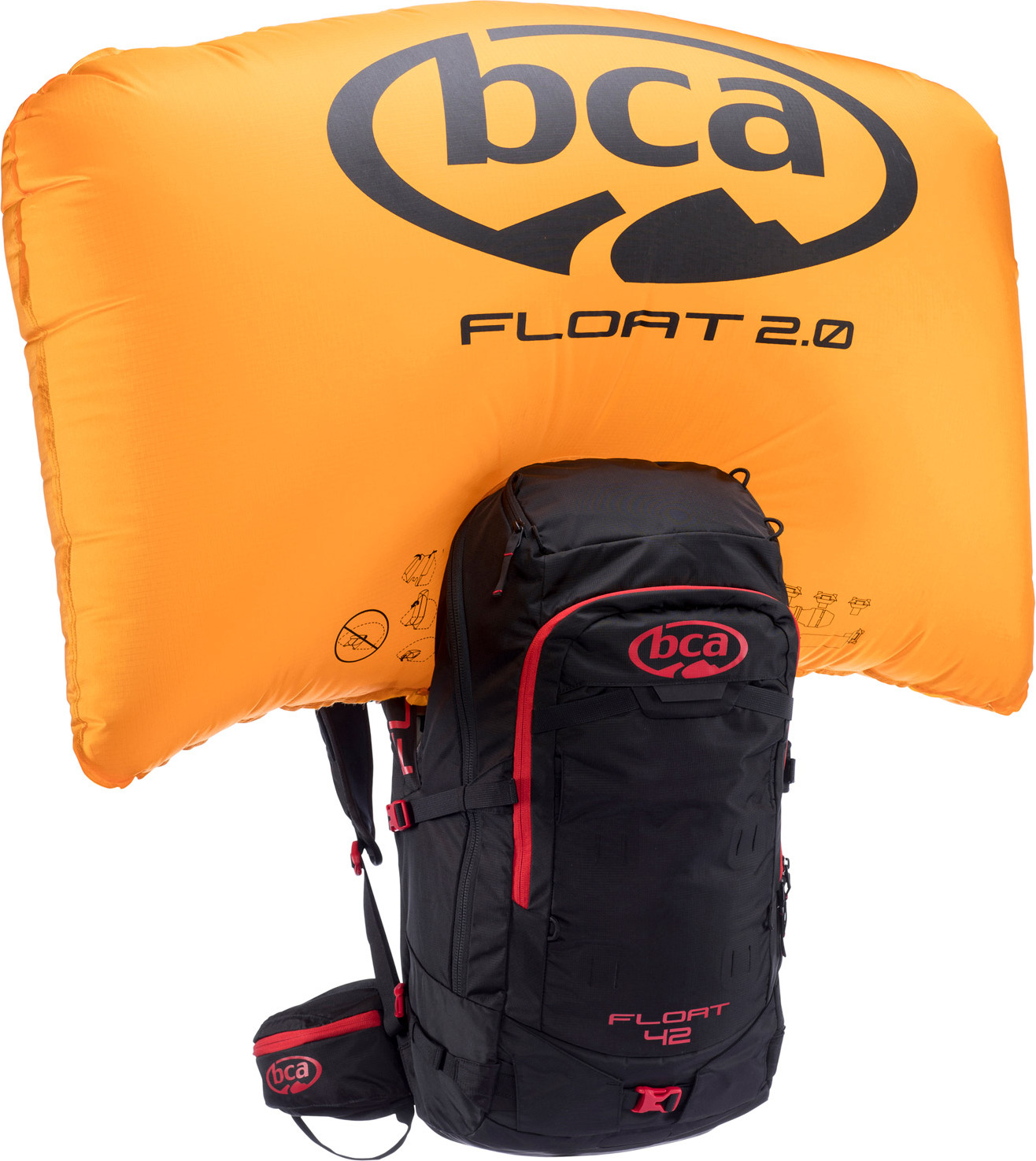 Bca Float 2.0 42l Rucksack Schwarz Herren,Damen Schwarz One Size