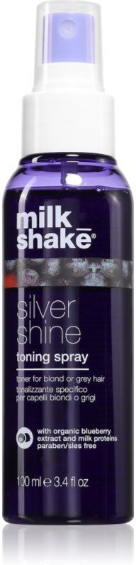 milk_shake® Silver Shine Toning Spray spray teinté pour cheveux blonds et gris 100 ml