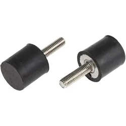 RS PRO, Zubehör Lagereinrichtung, Cyl. Foot MT(M)20x20mmM6x20 50 ShA SS