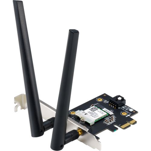 Asus PCE-AX1800, 2.4GHz/5GHz WLAN, Bluetooth 5.2 LE, PCIe 2.0 x1 BULK