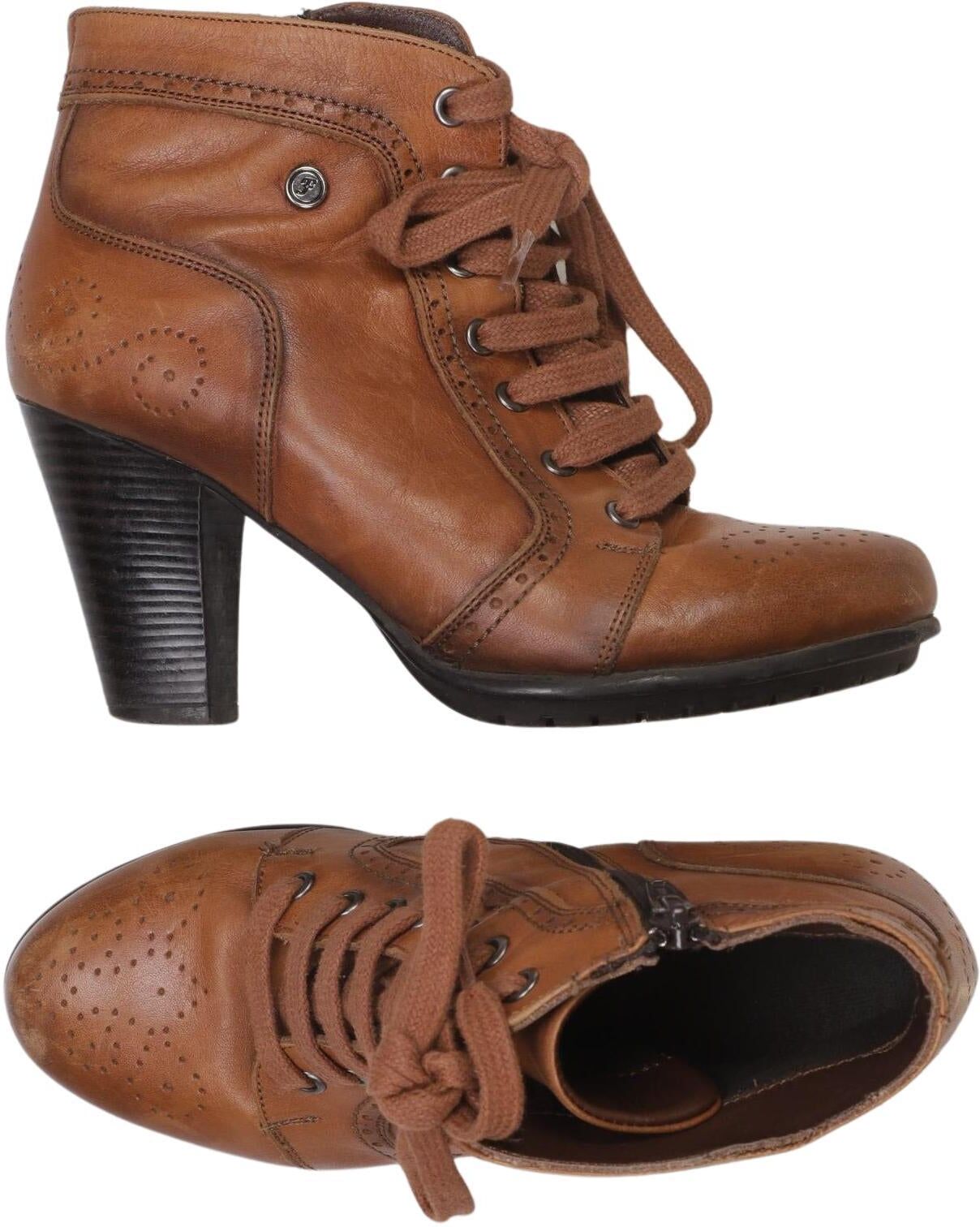 Freelance Damen Stiefelette, Braun, Gr. EU 37, kein / Etikett - Second Hand