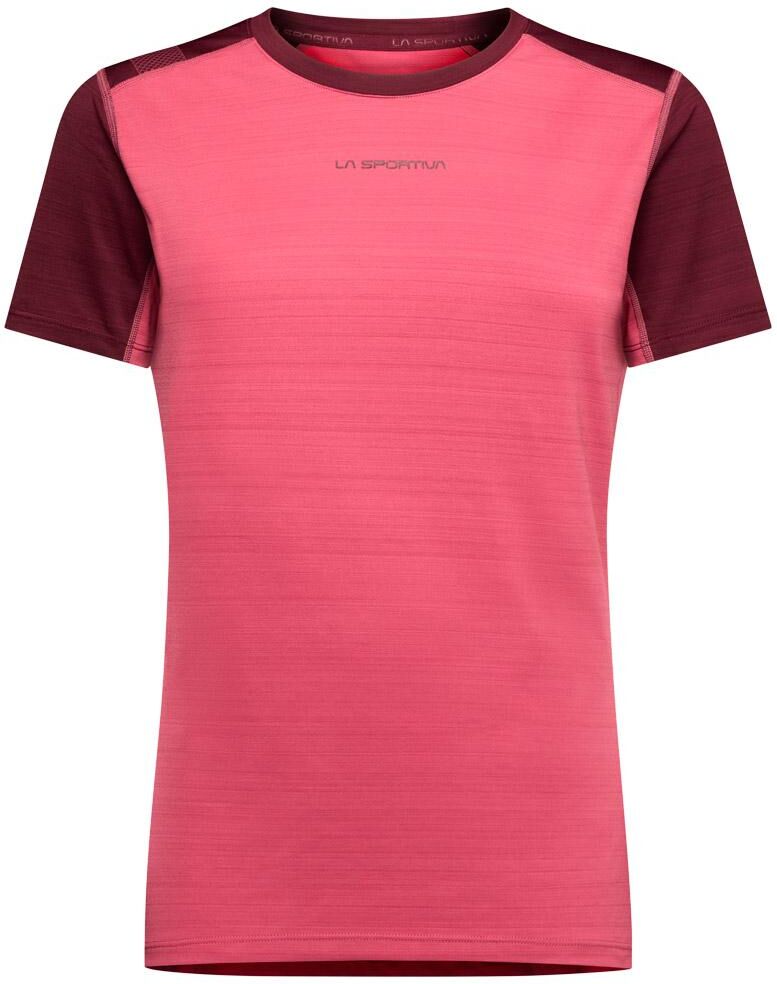 La Sportiva  - Sunfire T-Shirt W Rosebay Redwood - S - Tee-shirt de rando
