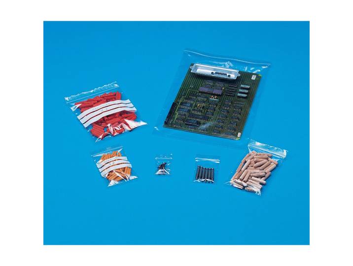1000 sachets à fermeture zip épaisseur 50 microns, 20 X 25 cm