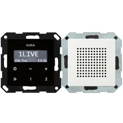 Gira System 55 (FM), Radio, Schwarz, Weiss