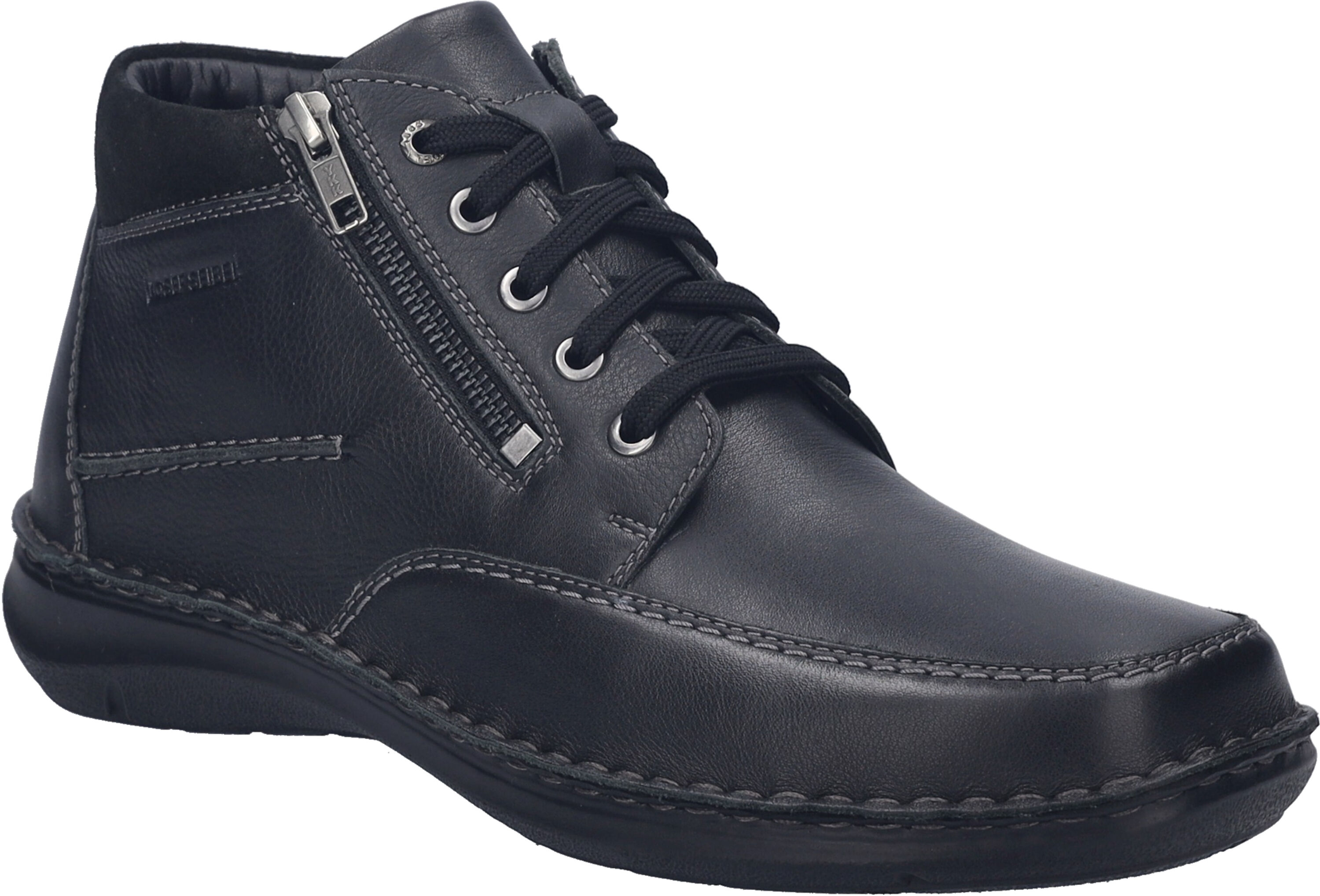 Stiefelette JOSEF SEIBEL "New Anvers 84, schwarz", Herren, Gr. 44, schwarz, Schuhe Stiefelette
