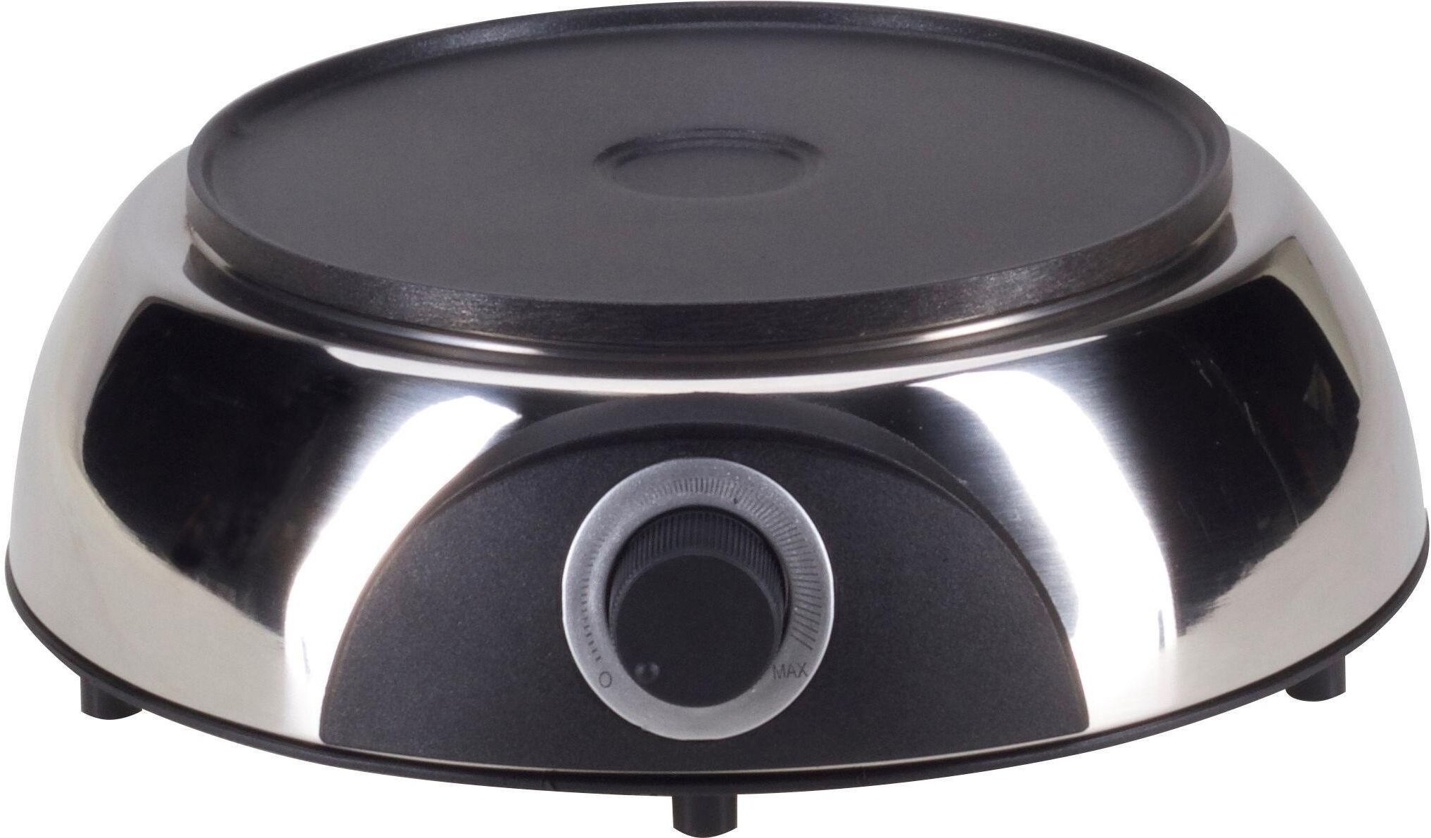 NOUVEL Elektro-Fondue "Elektrorechaud Inox Electro", silber (schwarz, silberfarben), Ø:17cm, Fondues, Elektro-Fondue schwarz, silberfarben Einheitsgröße