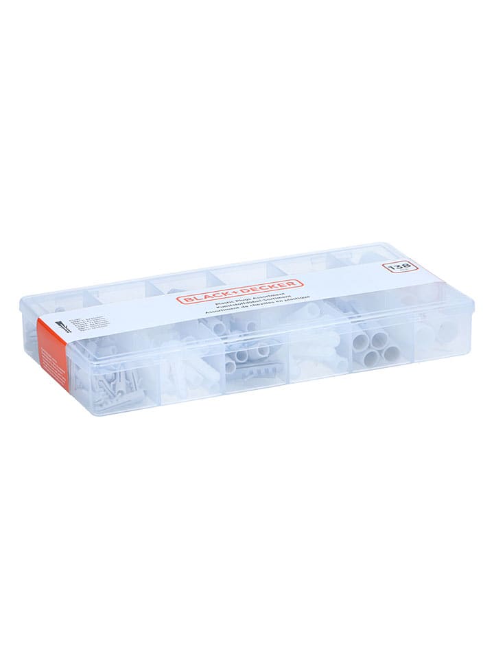 Black & Decker Dübel in Grau - 138 Stück - onesize