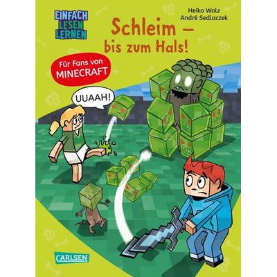 Minecraft 9: Schleim – bis zum Hals!, Gebundene Ausgabe von Heiko Wolz, Carlsen, 978-3-551-06869-9