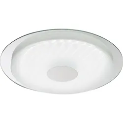 Deckenlampe Fernbedienung dimmbar LED Schlafzimmerleuchte CCT Deckenleuchte mit 3D Effekt-Folie, verstellbare Lichtfarbe, 24W 1700lm, D 45 cm