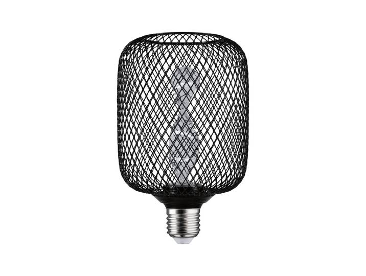 PAULMANN LED-Leuchtmittel Metallic Glow Zyl messing Helix 3,5W 1800K 230V , schwarz, L:16,2cm Ø:10cm, Leuchtmittel, LED-Leuchtmittel