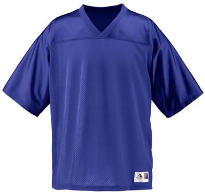 Augusta Sportswear 258 Athletic Youth Stadium Replica Jersey T-Shirt in Purple size Small   Polyester