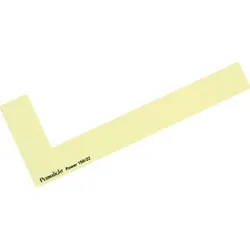 König Werbeanlagen Aufkleber I PERMALIGHT power langnachleuchtend L-Treppenmarker, rechts, Aluminium, selbstklebend, 76x203x25mm, DIN 67510