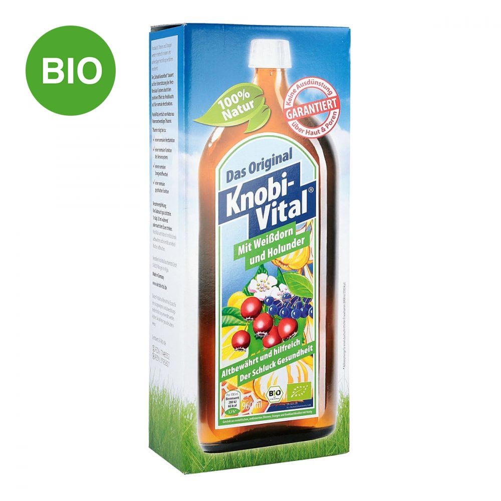 KnobiVital Naturheilmittel GmbH Knobivital mit Weissdorn+holunder 07748552