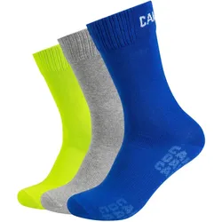 3er Pack Camp David Action-Mesh Crew Socken Herren 7500 - lime 39-42