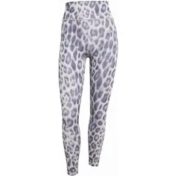 ADIDAS Damen Tight Optime Essentials Workout Leopard 7/8, Größe S in Lila Lila