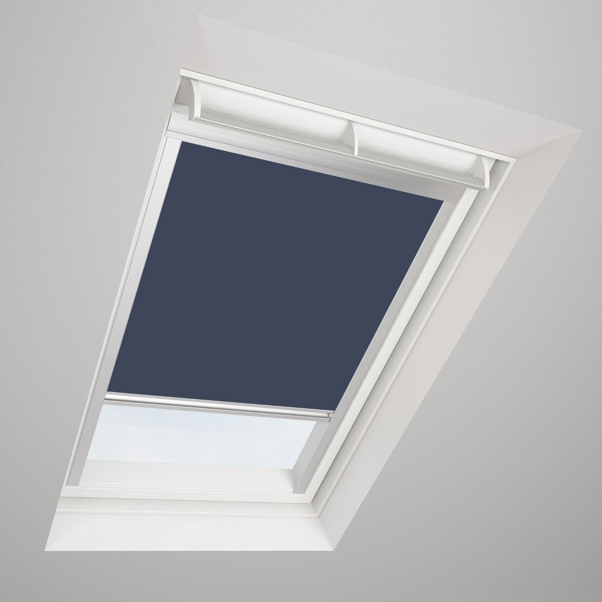 Timlux Verduisterend Rolgordijn voor KeyLITE Starlite, Blauw, 78 x 98 cm