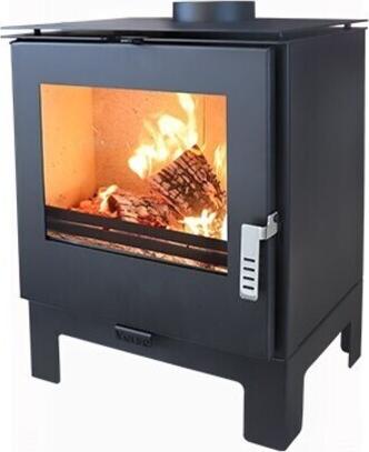 Holzofen Verso Kara L - 7,5 kW | Elegantes Design und leistungsstarke Wärme