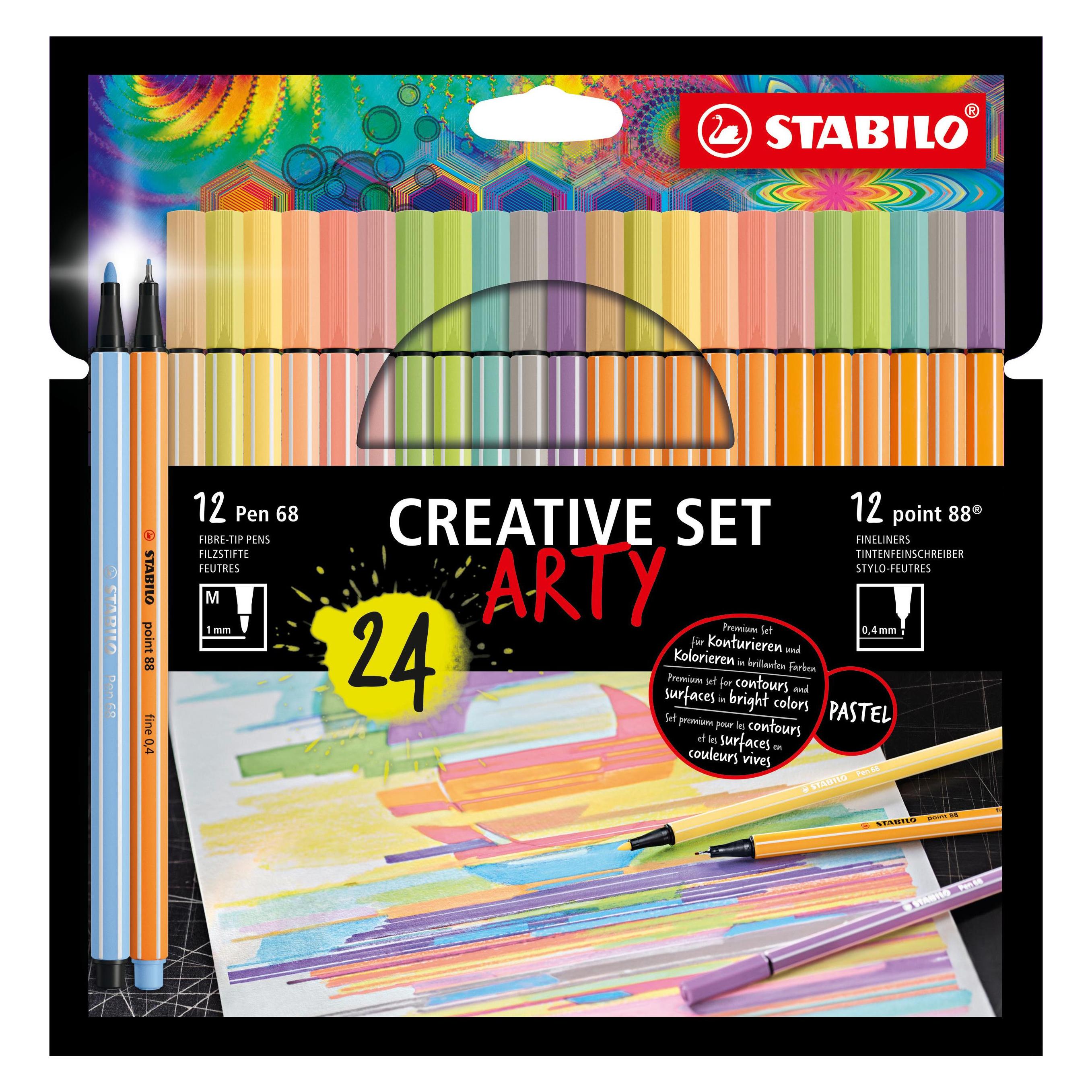 Stabilo Creative Set Arty (24x) (8868/24-1-20-6)