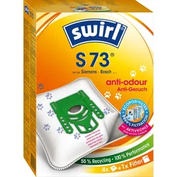 Swirl Staubbeutel S 73 Anti-Odour VE4