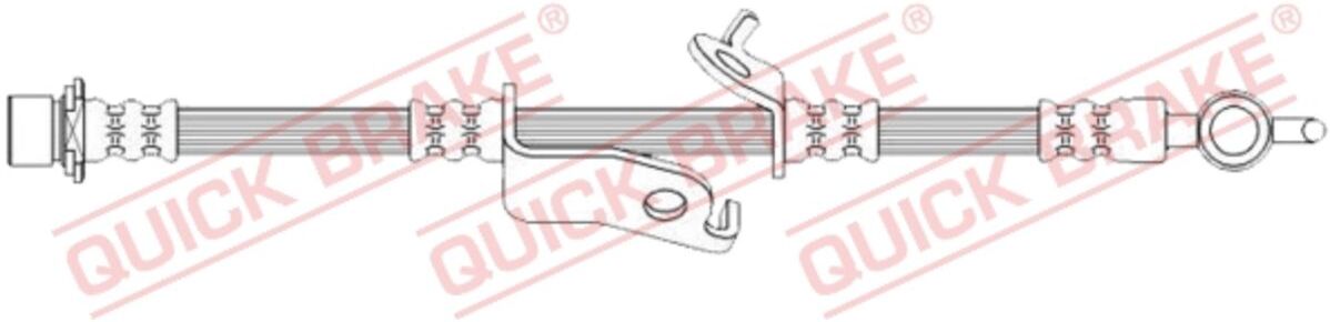 Quick Brake Tubo flessibile del freno 50.730, sinistro