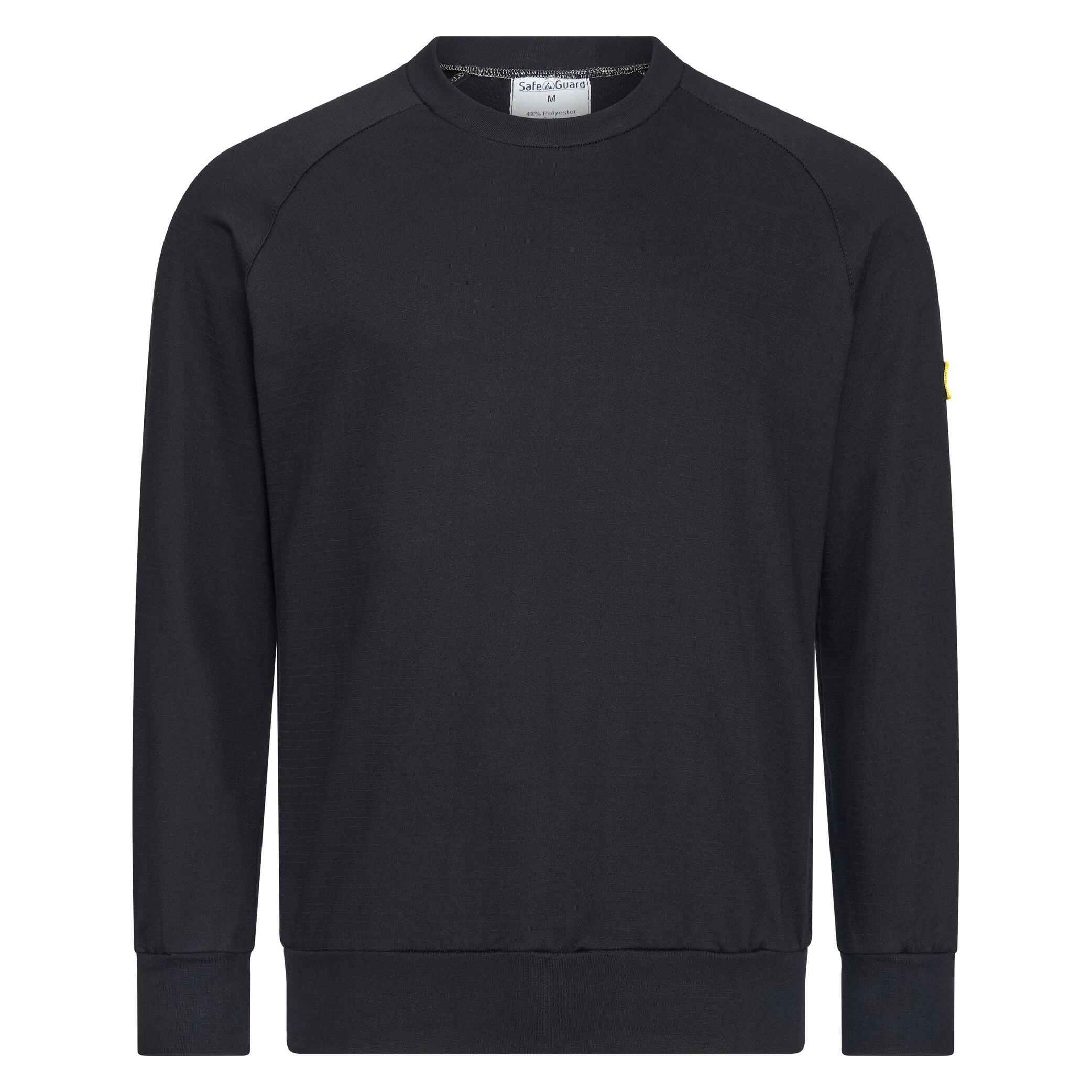 Safeguard ESD-Sweatshirt, rundhals, 280g/m², schwarz, 5XL (5XL) (SG-SS-SCH-280-L10-5XL)
