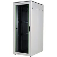 Netzwerkschrank Unique 800x1200 42HE, IT-Schrank hellgrau, 42 Höheneinheiten