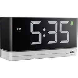 BRAUN BC27BEU - Quarz-Wecker digital, XL LED display, schwarz