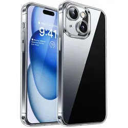 Schutzhülle für iPhone 15 Kamera Case Panzerhülle Handyhülle Cover Tasche Transparent Smartphone Bumper