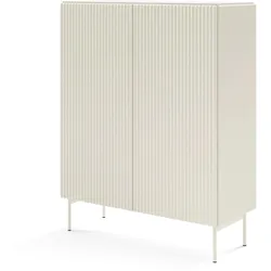 HIGHBOARD TRATTO 98,6/123/39,8cm 2 Türen Kaschmir