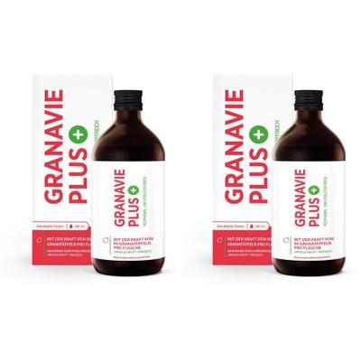 Granavie Plus Granatapfel Polyphenole Bio Konz. 2x 2x500 ml Konzentrat