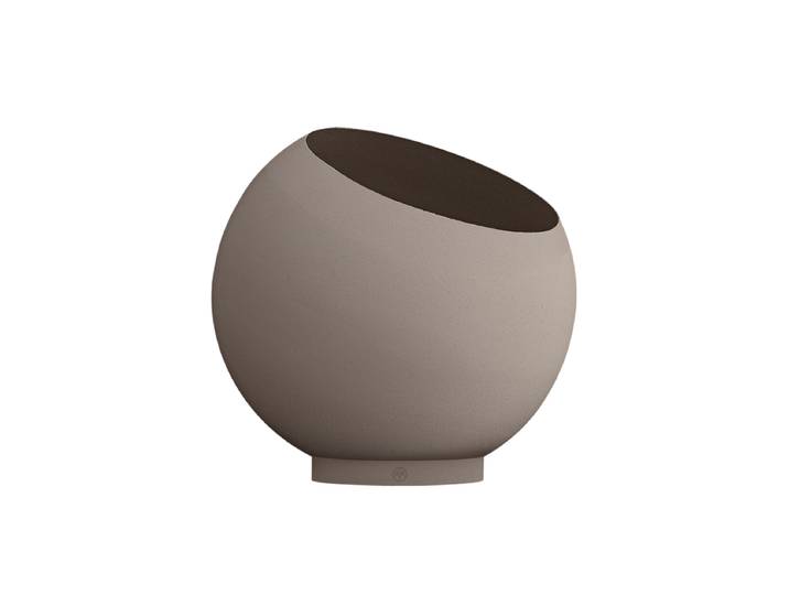 In-/Outdoor Design Blumentopf „Globe“, Taupe Ø 37 cm x H 32.3 cm AYTM