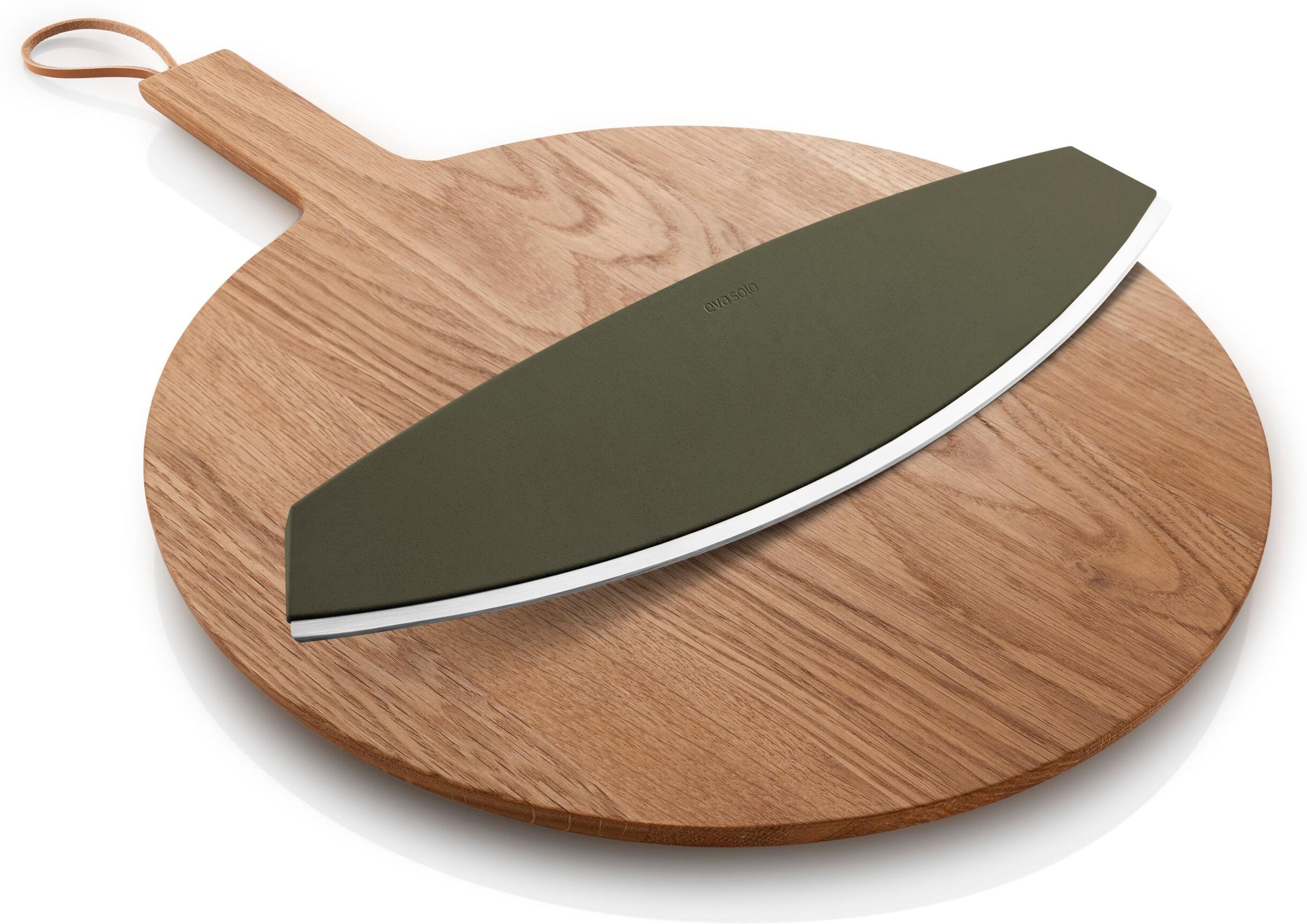 Pizzamesser EVA SOLO "Solo Pizzamesser", grün, B:2,5mm, Stahl, Essmesser, Pizzamesser grün 1 Stk.