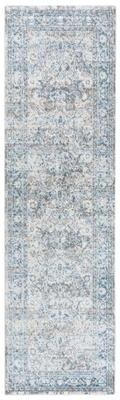 NAVATEXTURA Lavish Rustic Blue Polypropylene/Polyester Area Rug