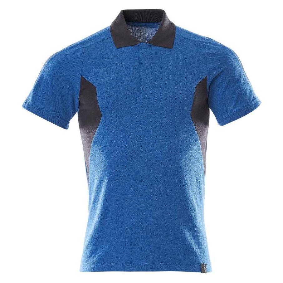 Mascot Polo-Shirt, moderne Passform Polo-shirt Grösse XL ONE, azurblau/schwarzblau (XL) (229309)