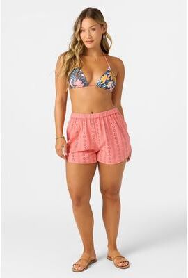 O'Neill s Pam Cover-Up Shorts in Porcelain Rose, Size Small