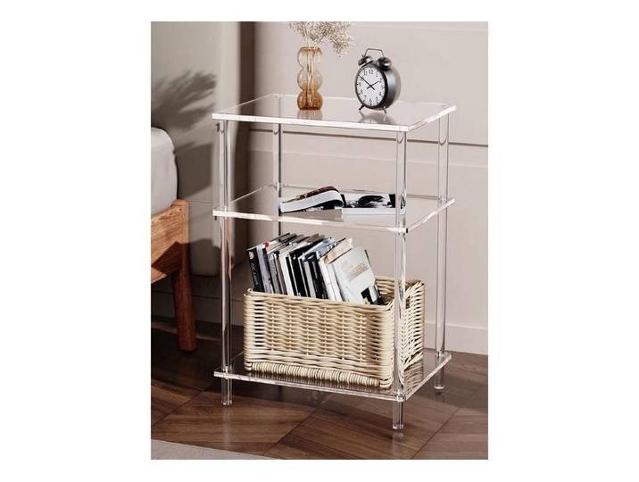 LuxusKollektion Beistelltisch Acryl-Beistelltisch transparent (1-St)