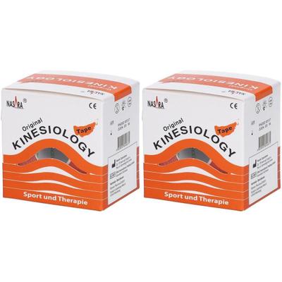 Kinesiologie Tape 5 cmx5 m orange x2 2x1 St Verband